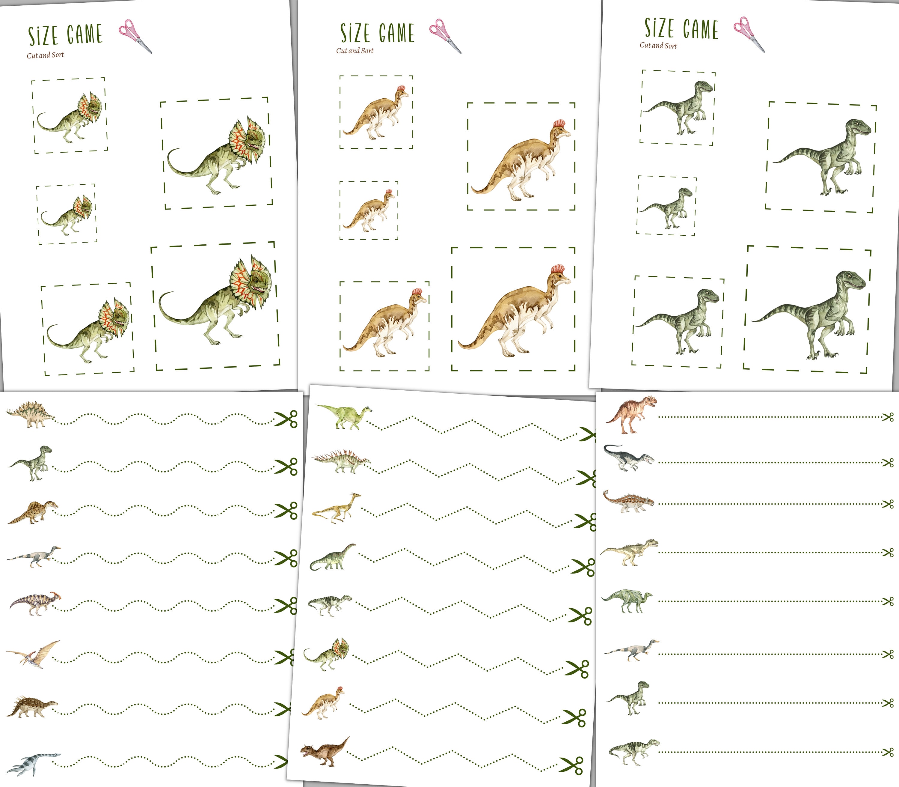 DINOSAUR Pre-k and K Activity Pack, Homeschool, Digital, Instant ...