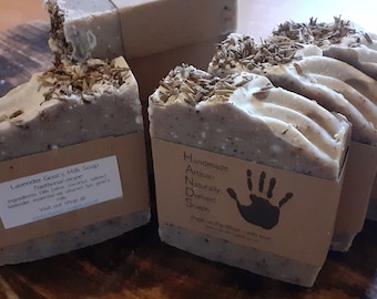 Traditional Goat's Milk Lavender Soap (made using beef tallow).
