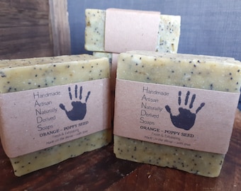 Orange-Poppy Seed Soap