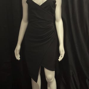Black cocktail dress