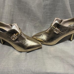 Women’s Gold Booties