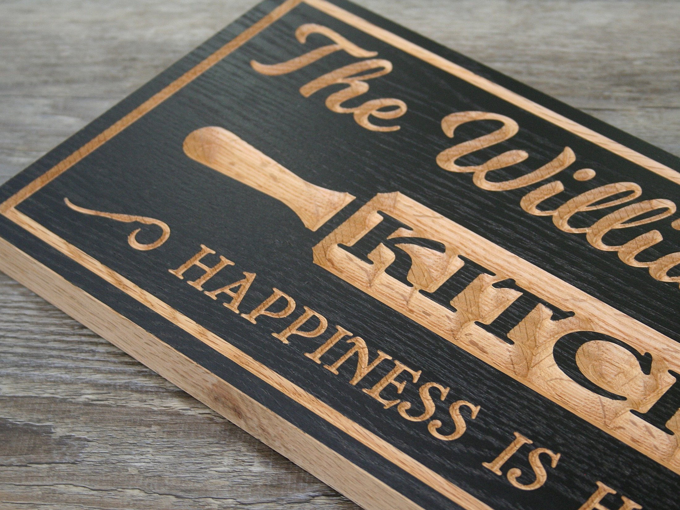 Grandma's Kitchen Sign My Kitchen Plaque House Warming Gift Custom Wood ...