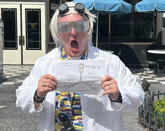 Back to the Future /// Doc's Flux Capacitor drawing (Replica)