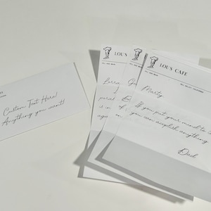 Regreso al futuro /// Carta personalizada con membrete de Lou