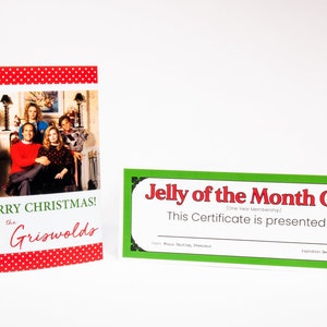 Christmas Vacation Jelly of the Month Certificate Griswold-3