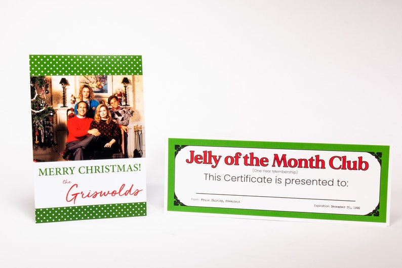 Christmas Vacation Jelly of the Month Certificate Griswold-4