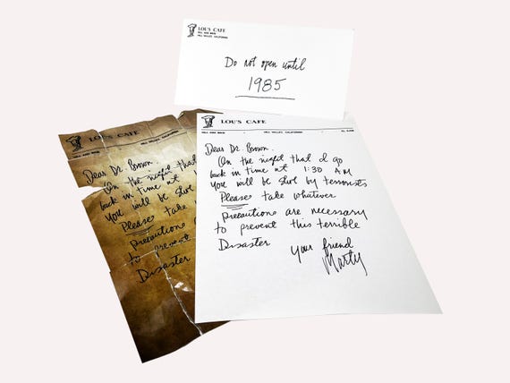 バック・トゥ・ザ・フューチャー /// マーティのドクへの手紙と老朽版