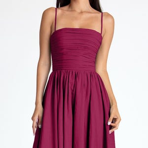 Berry Bridesmaid Dress - Etsy
