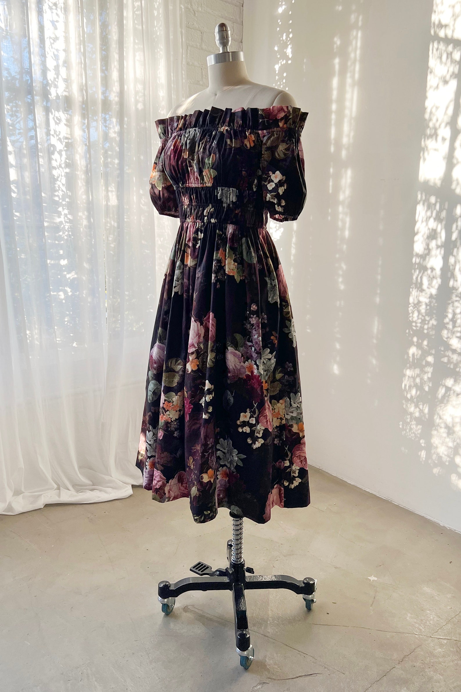 Cotton Off-Shoulder  Dress main image 1