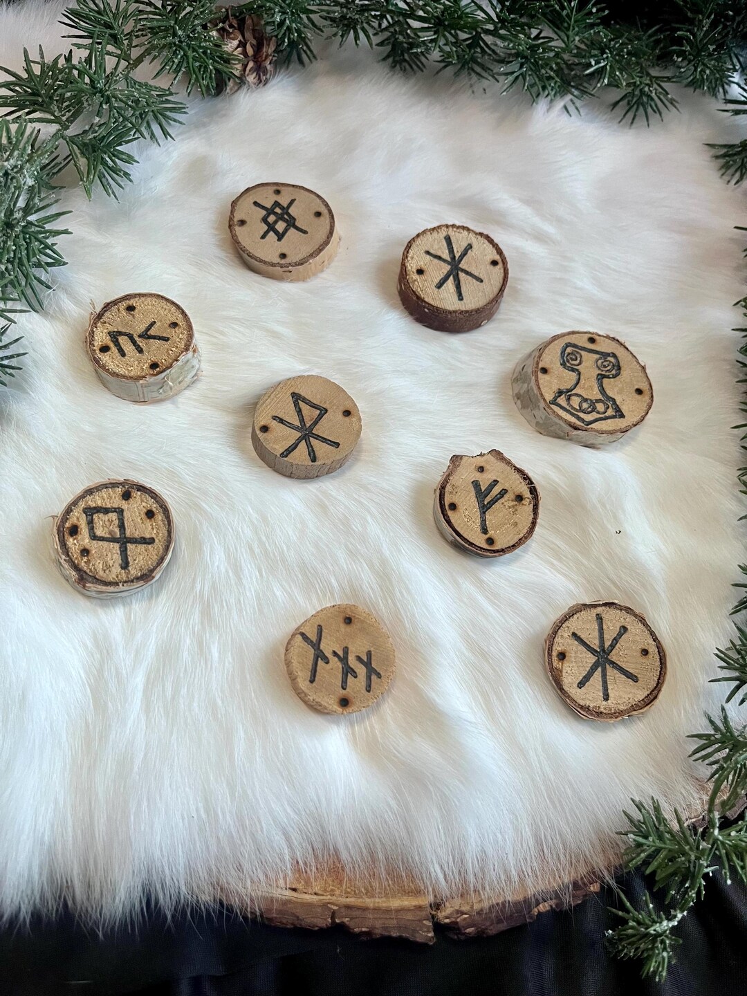 Mini Birch Runes - Etsy