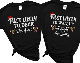 Più Probabile Per La Camicia Di Natale, T-shirt Di Natale In - Foto 6