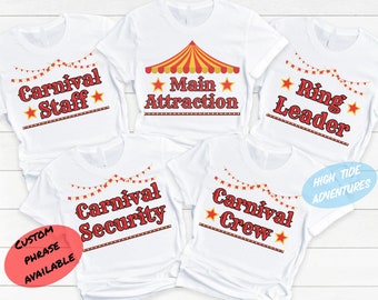 Carnival Staff Birthday Shirt, Ring Leader Birthday Shirt, Main Attraction Shirt, Birthday Crew, Matching Birthday Family Tee, Birthday Gift