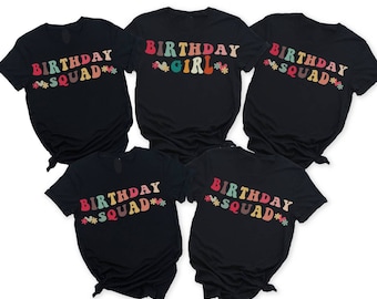 Camicia di compleanno, Camicia dell'equipaggio di compleanno per le donne, Camicie per feste di compleanno, Regalo di compleanno per le donne, Camicie di gruppo di compleanno, Camicie della squadra di compleanno