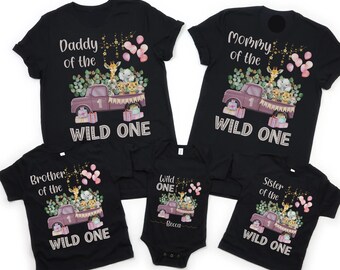 Wild One Birthday Shirt, 1st Birthday Shirt, Family Wild One Shirt, Matching Wild One Shirt, Mommy of the Wild One, Wild One, Wild Mom Shirt