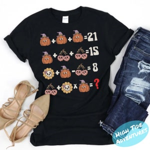Halloween Teacher Shirt, Math Teacher Halloween Shirt, Halloween Teacher, Math Teacher Shirt, Halloween Part Shirt, Funny Halloween T-shirts