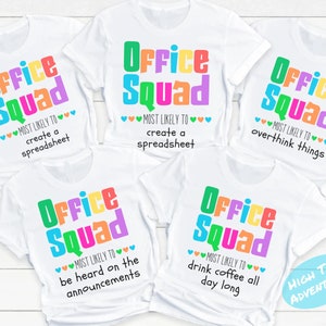 Admin Squad Shirt, Office Squad Gift, Administrative Assistant Shirt, Administrative Professionals Day Gift, School Office Staff Tees Custom