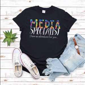 Media Specialist Shirt, Library Squad Shirt, Library Media Specialist Shirt, School Fine Arts Shirt, Librarian Shirt Gift, Specials Teachers