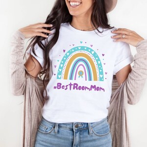 Room Mom Shirt, School Volunteer Shirt, Volunteer Appreciation, Eduation, Ruler and Rainbow Shirt, PTO Thank You Shirt, Gift for Parent, Tee