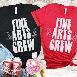 Fine Arts Shirt, Fine Arts Teacher Gift, Art Teacher Shirt, Music Teacher, Media Specialist Shirt, Teacher Appreciation, Team Teacher Shirt