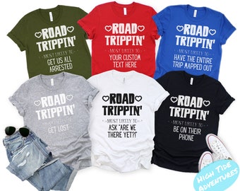 Road Trip-Shirt, Road Trip-Gruppen-T-Shirts, Road Trippin-Shirt, Reiseliebhaber-Shirt, Reise-Shirt, Abenteuer-Shirt, Familienurlaubs-Shirts, lustiges T-Shirt