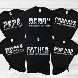 Personalized Father&#39;s Day Gift, New Dad Shirt, Dad Shirt, Daddy Shirt, Father&#39;s Day Shirt, Best Dad Shirt,  Grandpa Shirt, Papa Shirt, Gift