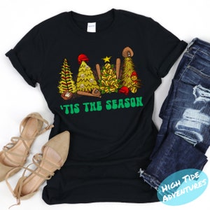 Softball Christmas Trees Shirt, Softball Christmas Shirt, Baseball Trees, Game Day Christmas Shirt, Softball Xmas Shirt, softball Fan Gift