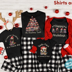 Family Group Christmas Shirt, Matching Christmas outfits Shirts, Funny Christmas Party Tees, Matching Family Christmas Shirts, Dog Lover