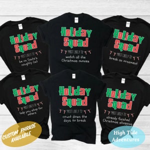 Christmas Shopping Squad Group Christmas Vacation Holidays T-Shirt Christmas Shopping Squad Group Christmas Vacation Holidays T-Shirt