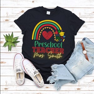 Preschool Teacher Shirt, Preschool Shirt, Hello Preschool Shirt, Pre-K Shirt, Preschool Squad Preschool Crew, Cute Preschool Teacher TShirt