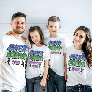 Jump Birthday Party Shirts, Trampoline Party Shirts, Bounce House Party, Let&#39;s Jump Party, Boy Girl Mom Dad Sister Brother Party Family Tee