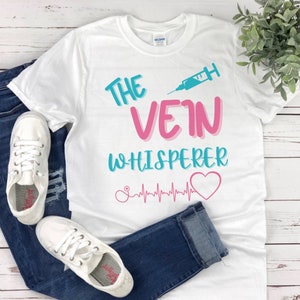 Vein Whisperer, Nurse Shirt, Friends Nurse Shirt, Nursing School T Shirt Nursing School Tee, Nurse Shirt Funny Nursing Shirt Nurse Coffee