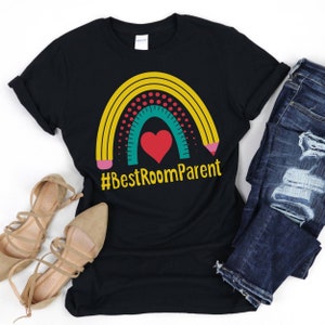 Room Mom Shirt, School Volunteer Shirt, Volunteer Appreciation, Eduation, Ruler and Rainbow Shirt, PTO Thank You Shirt, Gift for Parent, Tee
