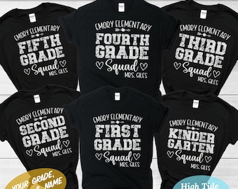Zurück zu Schule Shirt 5. Grad Lehrer Shirts Höchstwahrscheinlich Lehrer T-Shirts Superlative Lehrer TShirt Fünfte Klasse Team Lehrer Shirt Matching