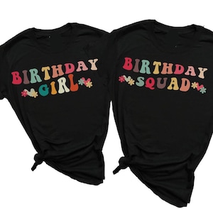 Retro Birthday Mode Shirt, Birthday Party Group Shirt, Birthday Girl Party T-Shrit, Birthday Shirt, Happy Birthday Shirt Birthday Girl Shirt
