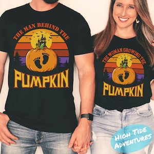 Matching Halloween Couple Shirts, Funny Couples Costumes, Spooky Season Shirts for Couples, His and Hers Halloween Pajamas, Pumpkin T-shirt