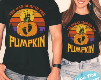 Funny Couples Halloween Shirts, Couple Halloween Shirts, Couple Sweaters, Funny Halloween T-Shirt Matching Halloween TShirts Halloween Party