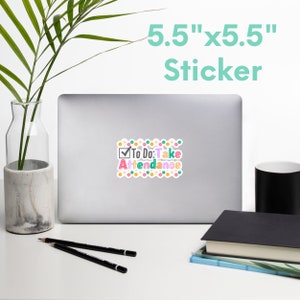 Take Attendance Sticker, Remind Me to Take Attendance, Teacher Gift Idea, Attendance Clerk, Classroom Decal, Teacher Humor, Funny Teacher