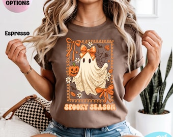 Maglietta per insegnanti di Halloween, Maglietta per insegnanti Comfort Colors, Maglietta carina per insegnanti di Halloween, Maglietta per insegnanti della stagione spettrale, Regalo per insegnanti di Halloween