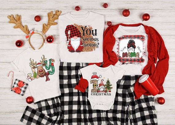 Funny Plaid Gnomes Costume Christmas Pajama Matching Gifts T-Shirt Funny Plaid Gnomes Costume Christmas Pajama Matching Gifts T-Shirt