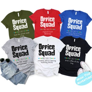 Admin Squad Shirt, Office Squad Gift, Administrative Assistant Shirt, Administrative Professionals Day Gift, School Office Staff Tees Custom