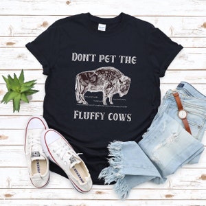 Montana Shirt, lustiges Outdoor-T-Shirt, Dakota Shirt, Geschenk für Outdoor-Liebhaber, lustiges Kuh-T-Shirt