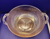 Anchor Hocking Queen Mary Pink Dessert Fruit Serving Bowl