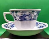 Wedgwood Tea Cup and Saucer in the Laurel pattern (6 in stock - see Options)