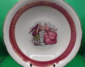 Early 20th Century Limoges Fragonard 9.5 inch wide Bowl