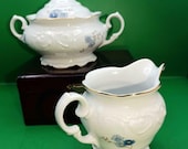 Vintage Wawel China Creamer & Sugar Bowl