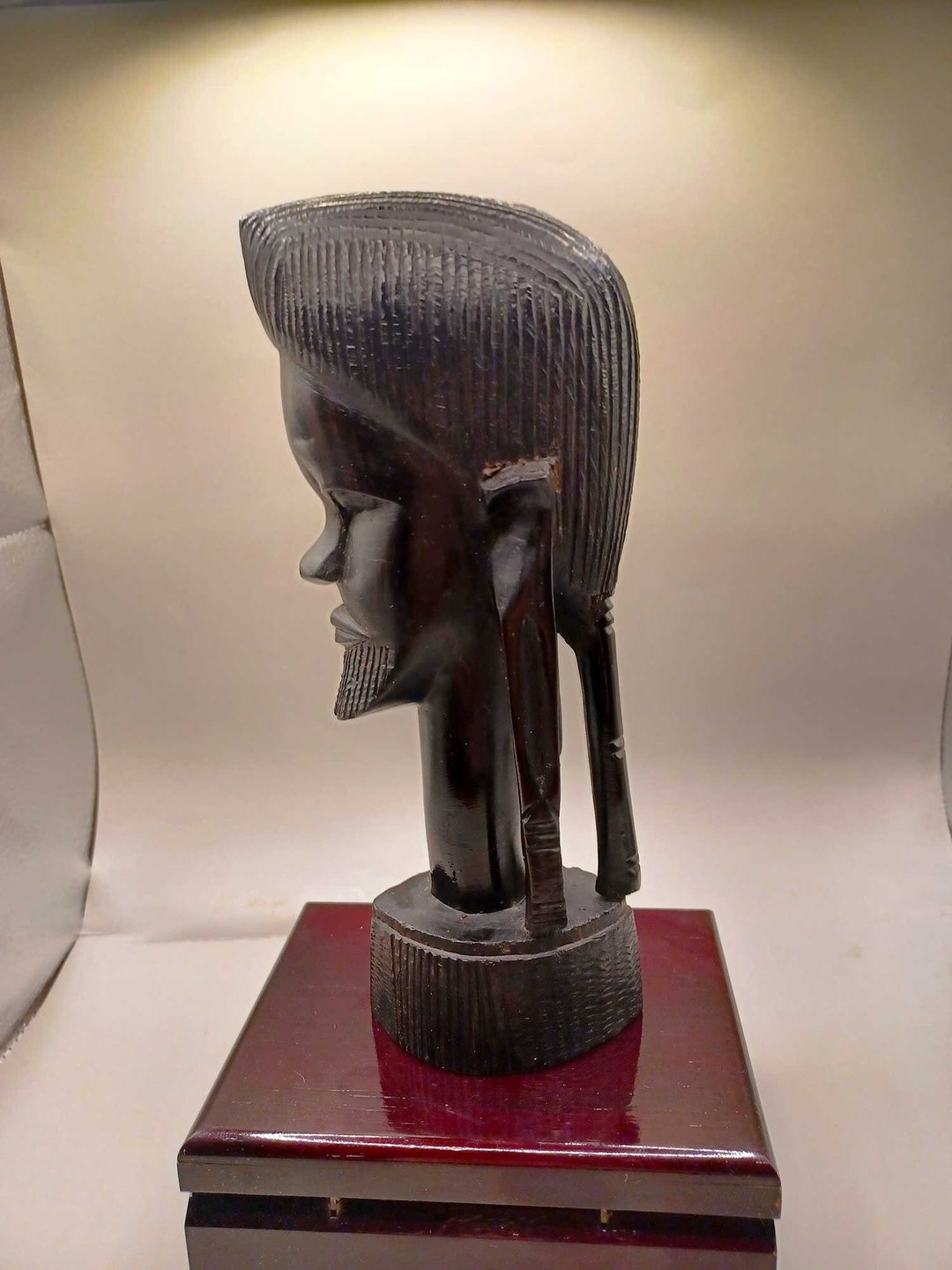 Wooden Male bust main image 0