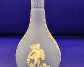 Vintage Wedgwood Jasperware Budvase with Cupid Motif - 1970's