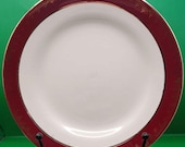 Antique 7 inch Plate by Digoin & Sarreguemines circa 1920