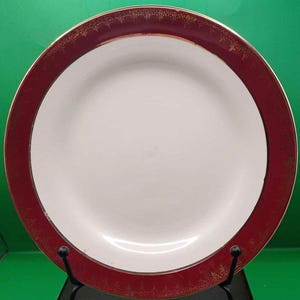 Antique 7 inch Plate by Digoin & Sarreguemines circa 1920