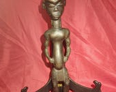 African Wooden Statue of a Male  Figure